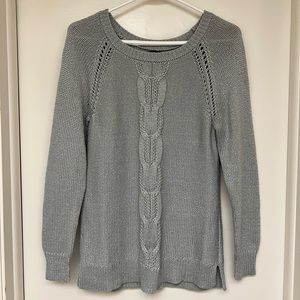 Apt. 9 sweater with cable knit detail